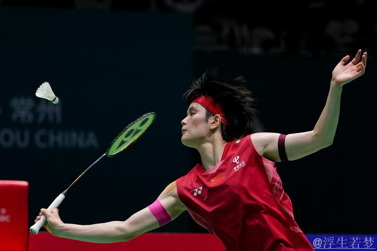 中国羽毛球公开赛女单八强战：邱品蒨对决王祉怡
